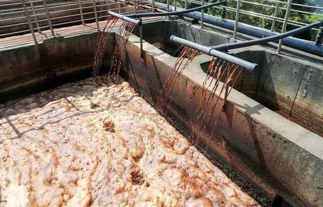 (圖:垃圾滲濾液泡沫池)